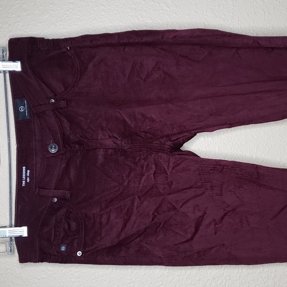 AG Adriano Goldschmied The Legging Low Rise Skinny Corduroy Jeans Size 26 Y2K - Picture 3 of 16